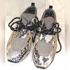 Steve Madden Natural Snake Cliff Women's Sneakers